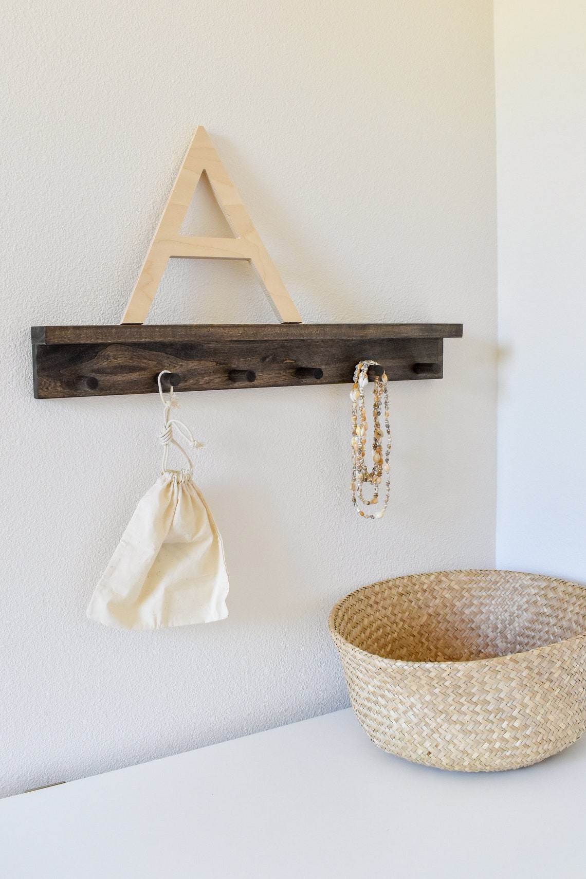 Wooden Peg Rail for Kids Room Nursery Clothes Rack Custom Etsy