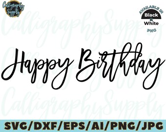 Free Free Happy Birthday Svg Etsy 12 SVG PNG EPS DXF File