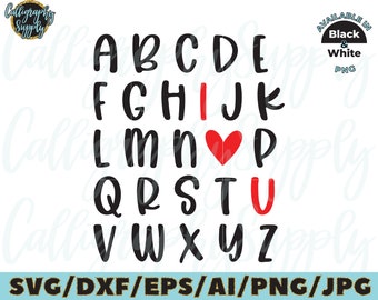 Free Free Abc I Love You Svg Free