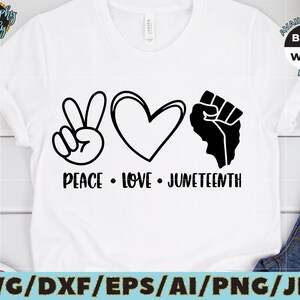 Free Free 181 Freedom Day Svg Peace Love Juneteenth Svg SVG PNG EPS DXF File