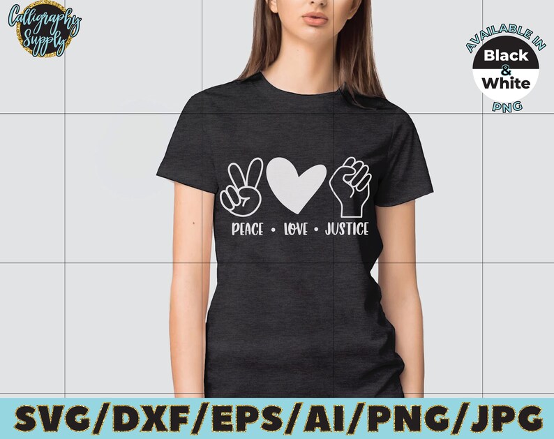 Free Free 65 Peace Love Justice Svg Free SVG PNG EPS DXF File