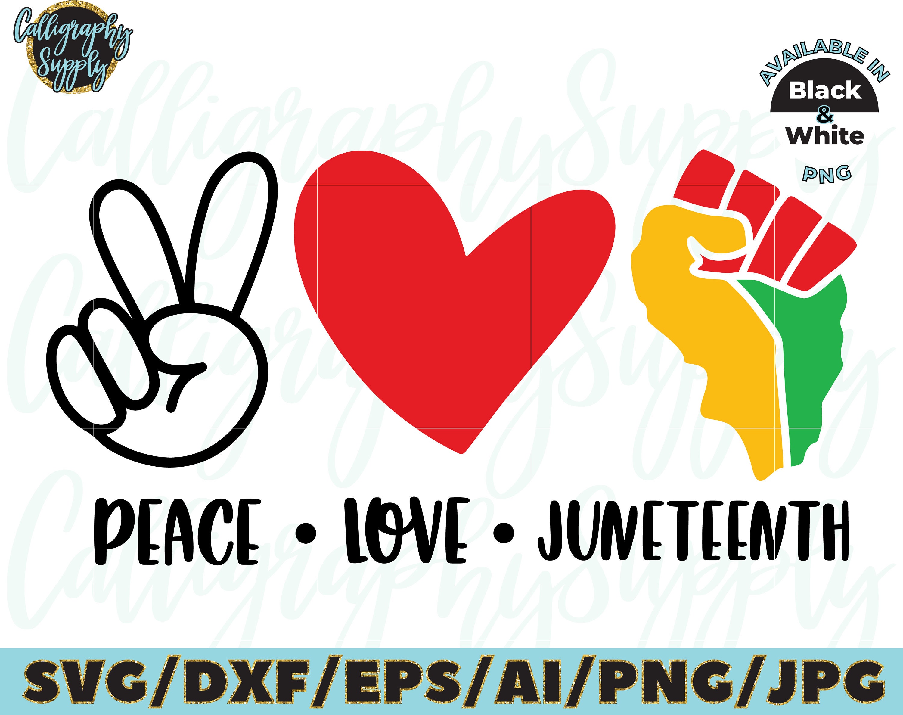Free Free 180 Juneteenth Celebration Peace Love Juneteenth Svg SVG PNG EPS DXF File