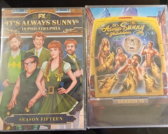 It's Always Sunny in Philadelphia ~ Complete Season 15 & 16 DVD Set NEW