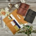 Leather Travel wallet/Personalized leather document holder/Handmade travel case 
