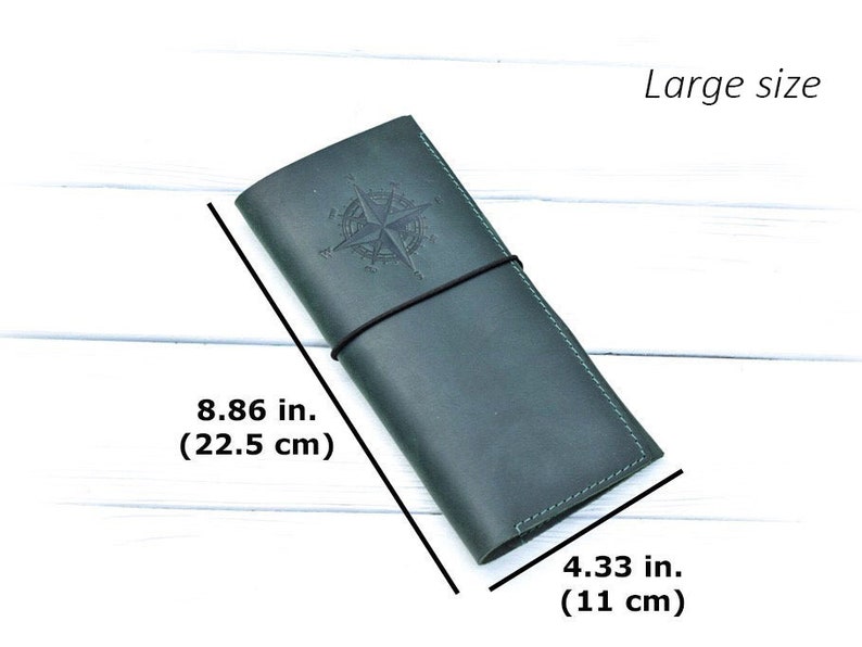 Leather Travel Wallet/personalized Leather Document Etsy