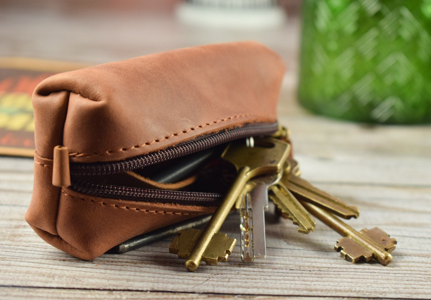 Leather Key Case/leather Key Pouch Etsy Australia