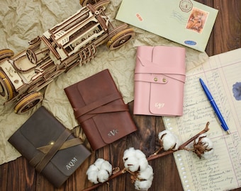 Personalized Leather Journal/Travel journal