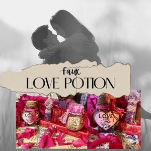Love Spell- Love Potion - Valentines Day Gift- Amortentia- Small Potions - Love Spell Bottle -Love Potion #9 Faux