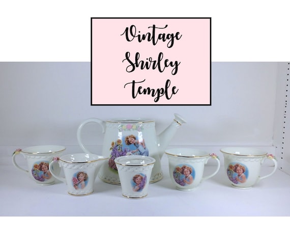 shirley temple tea set