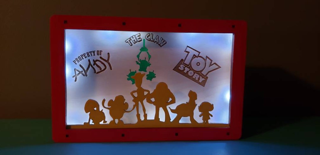 Toy Story LED Light Box Etsy