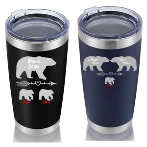 Mother&#39;s Day Personalized Tumbler, Stainless Steel Tumbler, Wedding Gifts,  Engraved Tumbler, 20oz