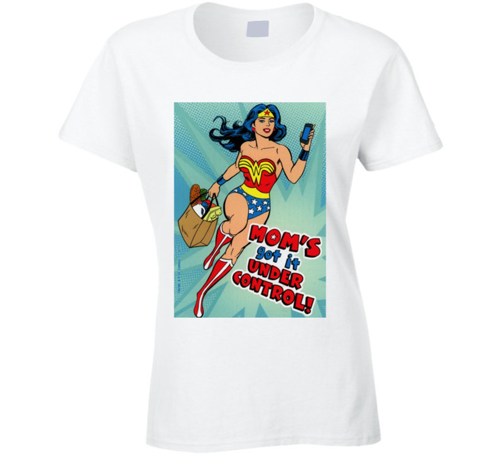 Best Mom's Got It Under Control Wonder Woman T Shirt Mothers Day Gift