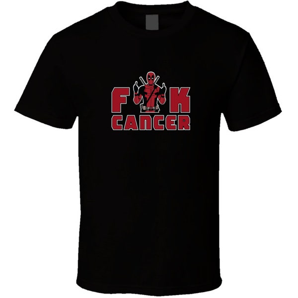 Best Fuck Cancer Deadpool Graphic T Shirt