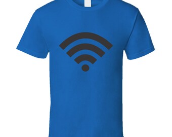 Wifi Graphic Tee Shirt Funny Where's The Wifi Gift