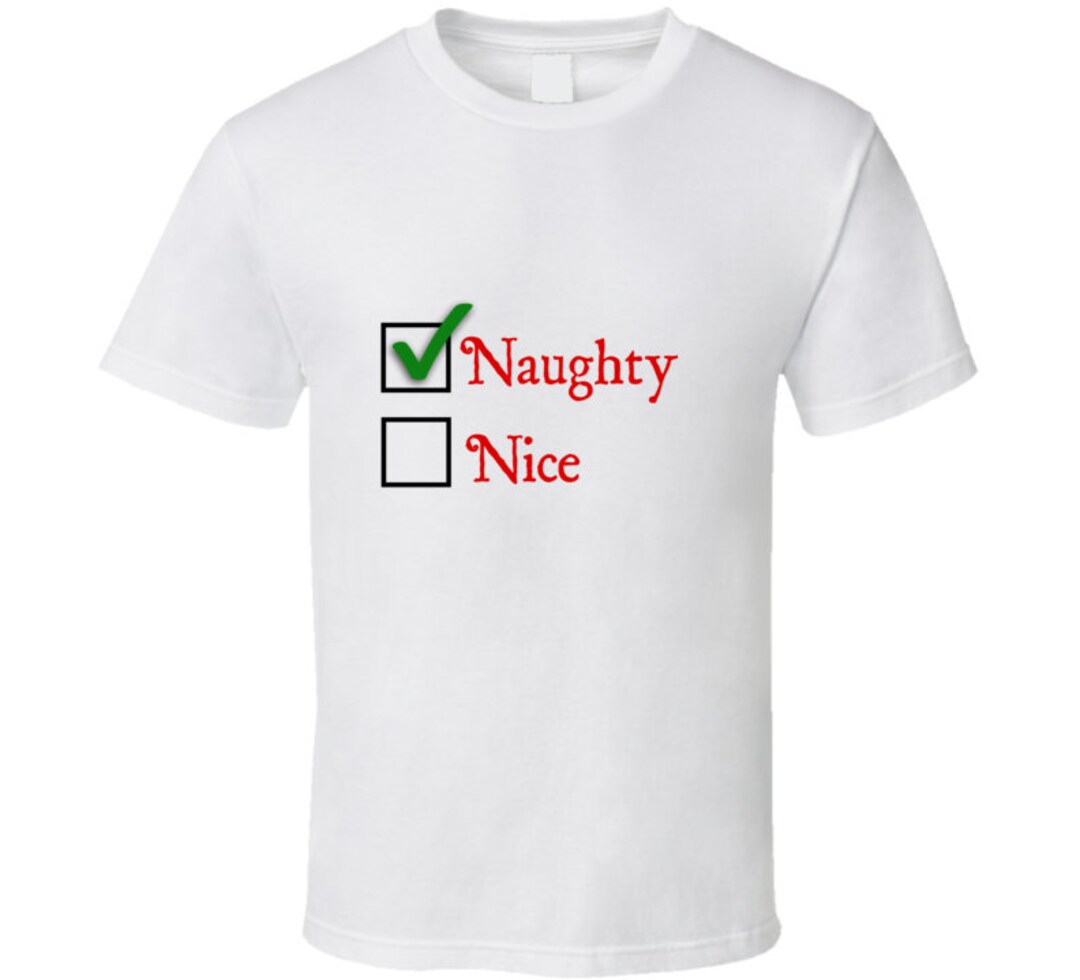 Naughty Tee White