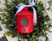 Mini Rae Dunn Inspired Birdhouse