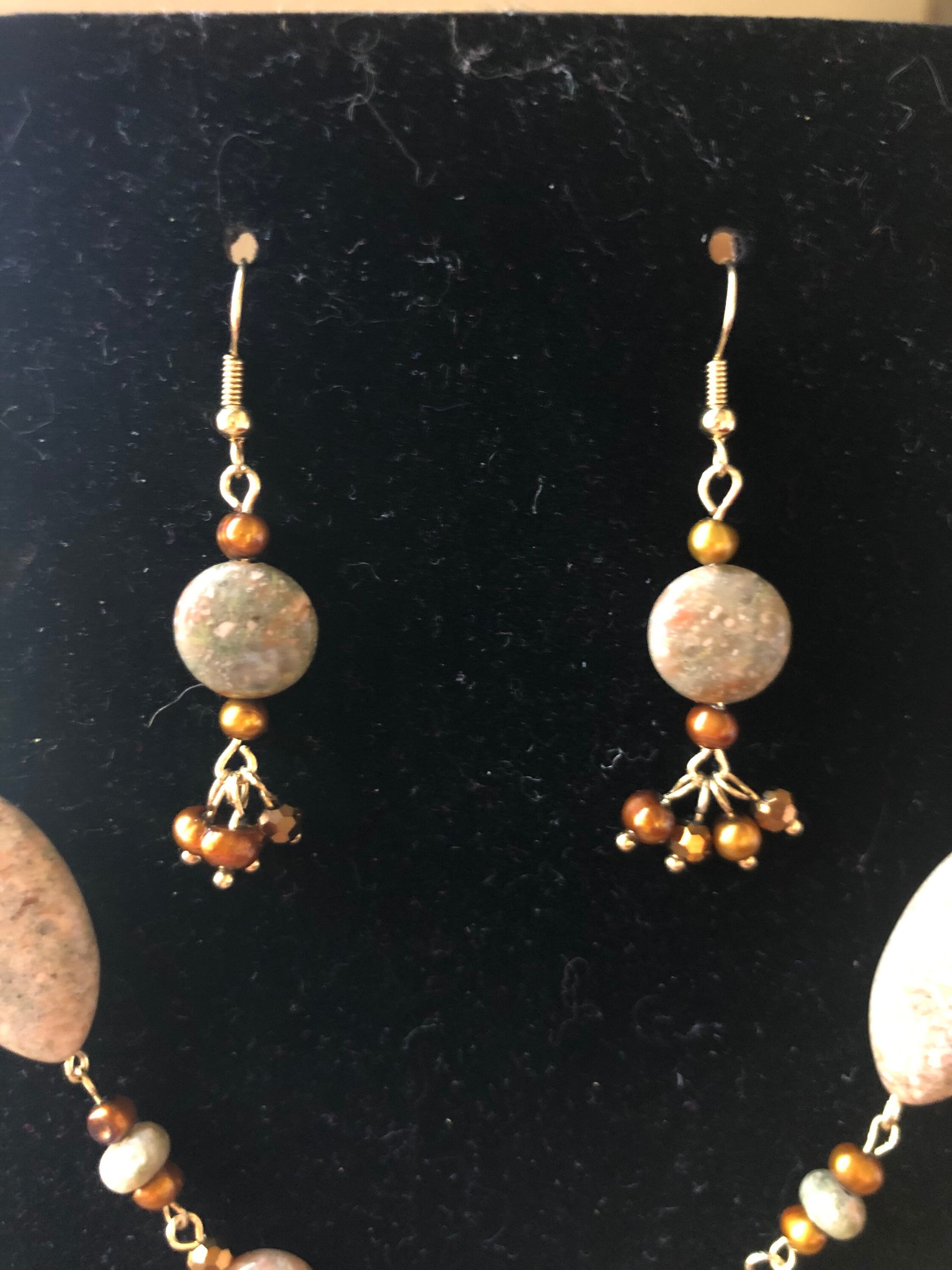 MultiColored Bronze Jewelry Set Etsy.de