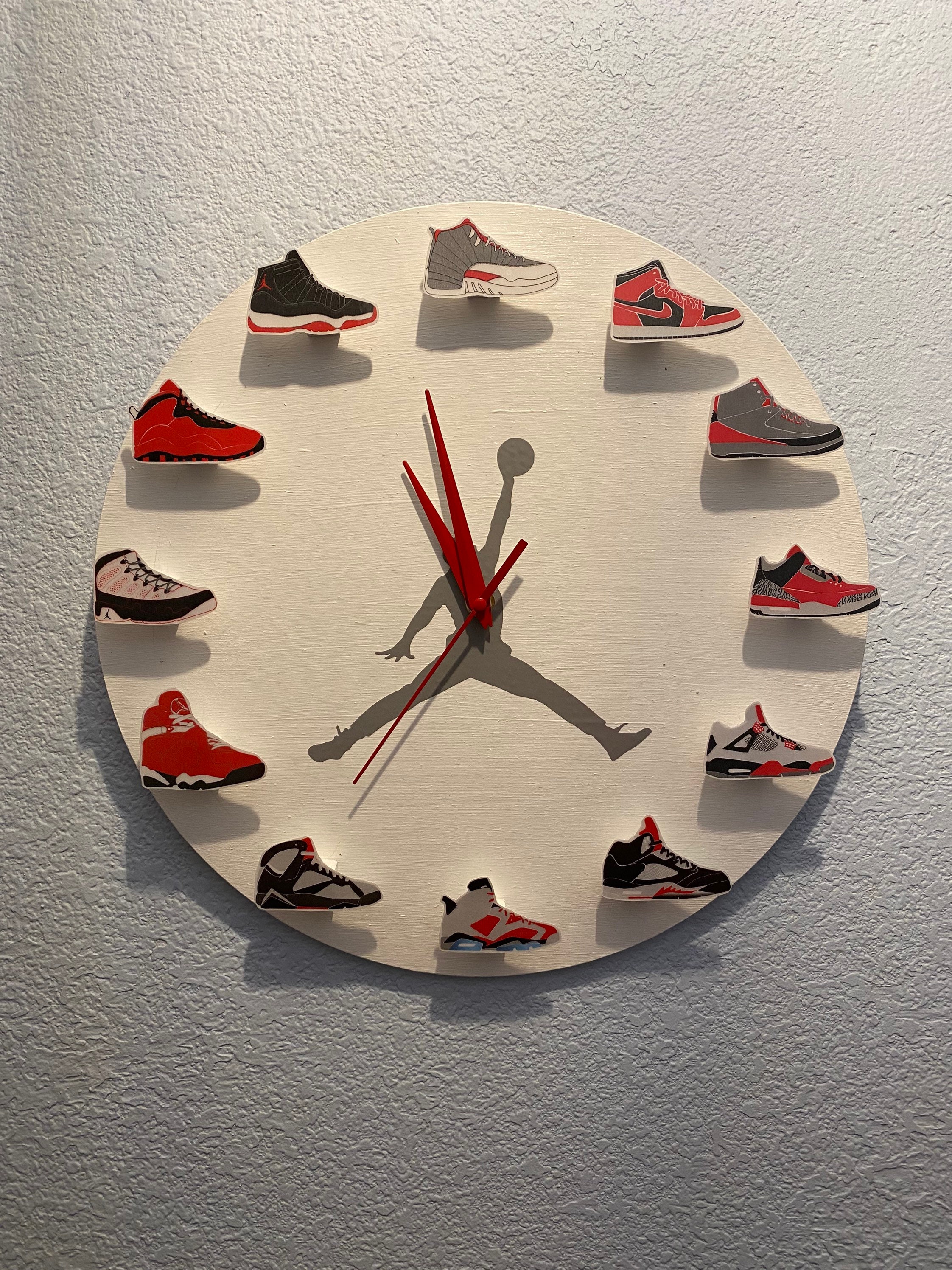 Jordan Retro Clock Etsy