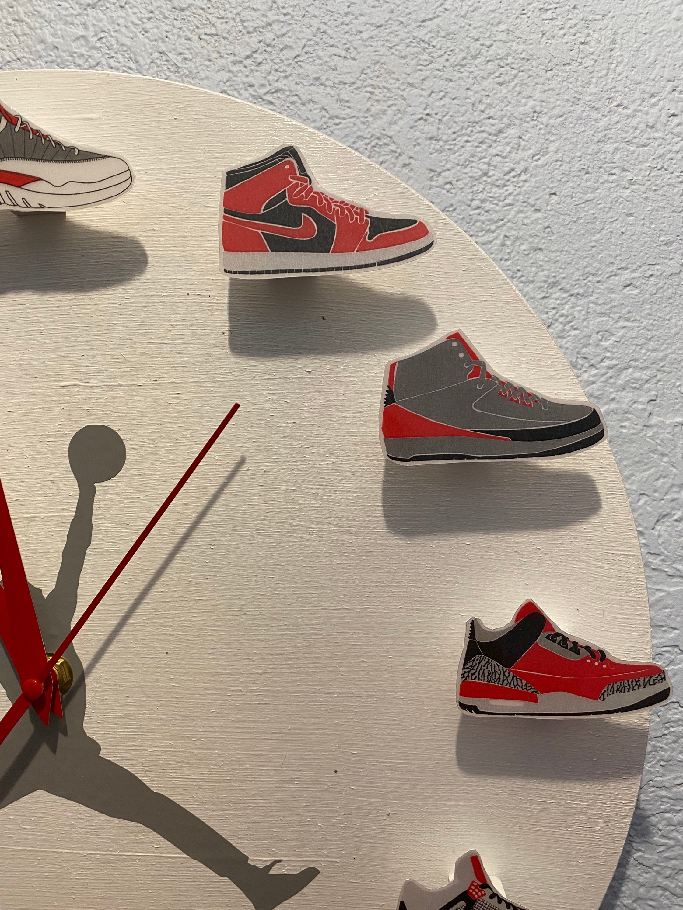 Jordan Retro Clock Etsy