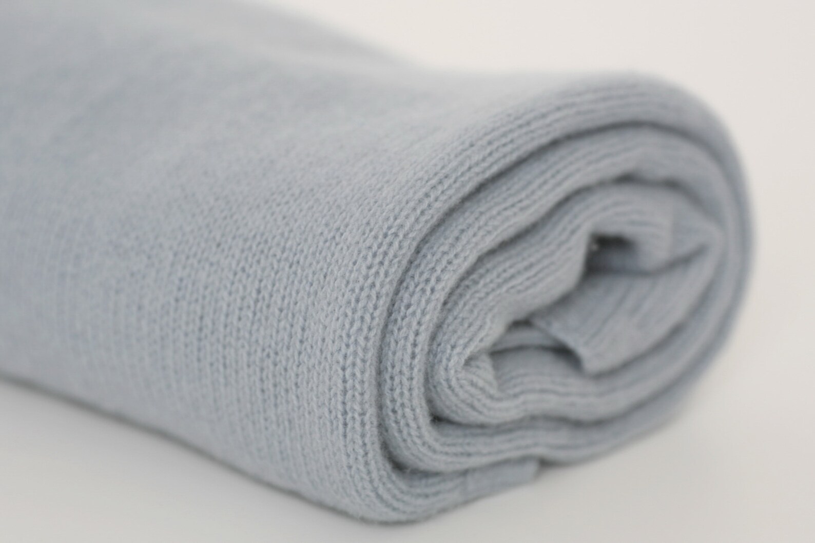 100 cashmere baby blanket light blue knitted super soft Etsy