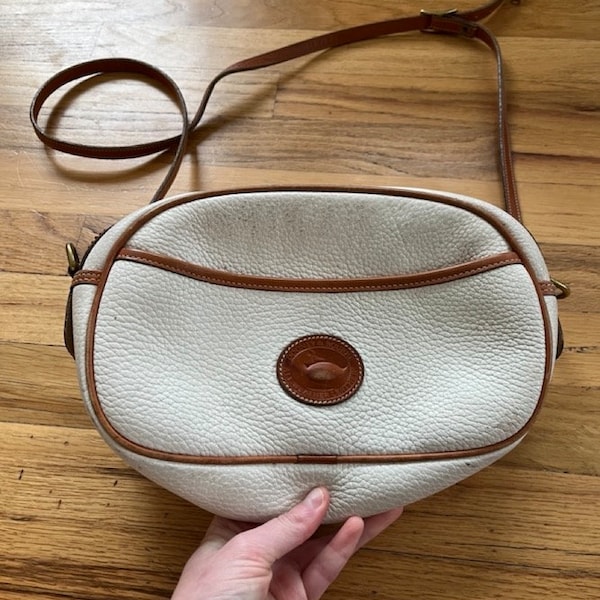 Vintage White Dooney & Burke Crossbody Purse