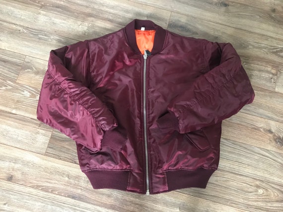 Maroon Flight Jacket