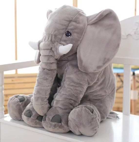 Large Elephant 40cm//60cm Plush Doll Pastel Baby Kids Cute Stuffed Teddy Bear