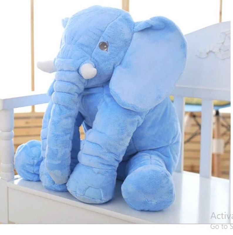 Grey Elephant Plush Stuffed Animal Soft Toy Novelty Gift for image 8