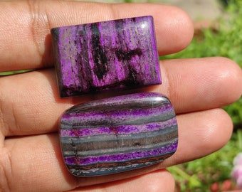 SUGILITE CABOCHON - Sugilite kristal cabochon uit Afrika - Gel sugilite - Helende kristal sugiliet kristallen - sugilite liefde