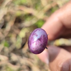 RUBY - Star ruby cabochon - natural star ruby crystal - jewellery making supply - star ruby - corundum crystal family