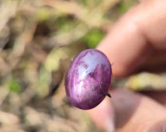 RUBIS - Cabochon rubis étoilé - cristal de rubis étoilé naturel - fourniture de fabrication de bijoux - rubis étoilé - famille de cristaux de corindon