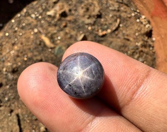 Sapphire - Star sapphire cabochon - natural golden sapphire crystal - jewellery making supply - star sapphire - corundum crystal family