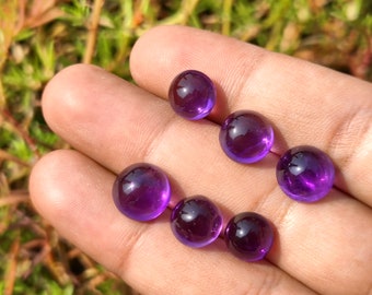 AMETHYST - Amethyst Cabochon - Amethyst wholesale lot - AAA Quality - Healing crystal - Amethyst stones for jewellery making - Amethyst