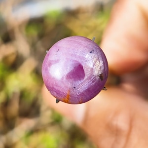 RUBY - Star ruby cabochon - natural star ruby crystal - jewellery making supply - star ruby - corundum crystal family