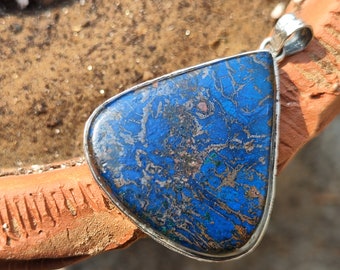 Azurite Malachite Cabochon - chrysocolla malachite fusion - beautiful Patterns - Pendant,charms - Malachite crystal