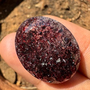 SUPER SEVEN QUARTZ Faceted - Smoky, Amethyst, Cacoxenite, Rutile, Goethite and Lepidocrocite - melody quartz - Jewellery making