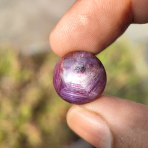 Star RUBY - Star ruby cabochon - natural star ruby crystal - jewellery making supply - star ruby - corundum crystal family