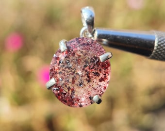 SUPER SEVEN QUARTZ Pendant - Smoky, Amethyst, Cacoxenite, Rutile, Goethite and Lepidocrocite - melody quartz - Jewellery making
