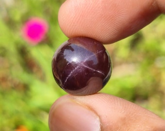 Garnet Sphere - galaxy star garnet ball for healing and soothing of your soul, garnet star ball