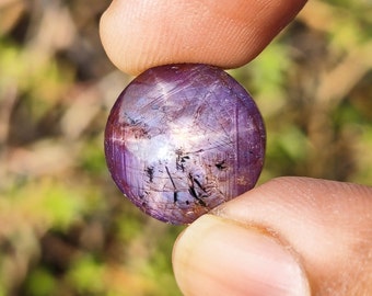 RUBIN - Sternrubin Cabochon - natürlicher Stern rubin Kristall - Schmuckherstellung - Sternrubin - Korund Kristall Familie