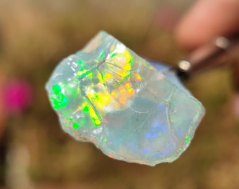Ethiopian OPAL - Raw opal Crystal - Ethiopian opal - healing crystals - Raw opal Specimen - opal pendant