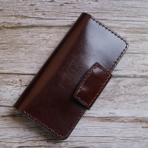 Custodia in pelle cucita a mano per Moto Edge 2025 Edge 60s, Moto G Power 2025, G Stylus 5G 2024, Moto Edge 50 Ultra, Moto G 2025 core, portafoglio da donna e da uomo