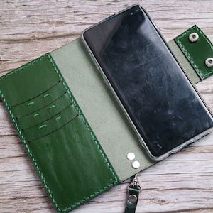 Funda tipo cartera de cuero cosida a mano para Pixel 9a9 Pro XL, 9 Pro, Pixel 9, 8a 8 Pro/8/6a 6 PRO/6/5a 5G, Google 7 pro 7a 7