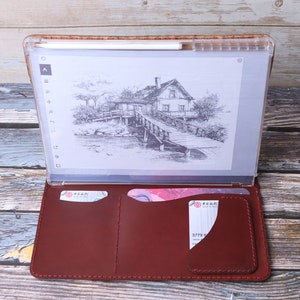 Compatible con Remarkable 2 Case, carcasa de silicona duradera que incorpora una ranura para bolígrafo para Remarkable Paper Pro Cover Chestnut Leather 5TDKRE
