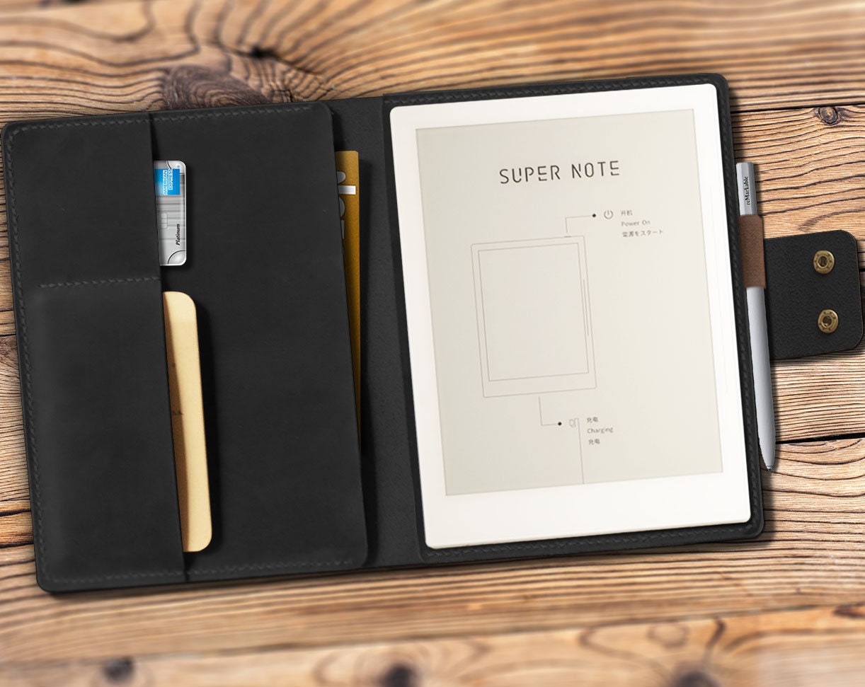 Supernote A5X 純正レザー カバー ケース Handcrafted Leather Cover for Supernote A5 X2 Manta A6X2