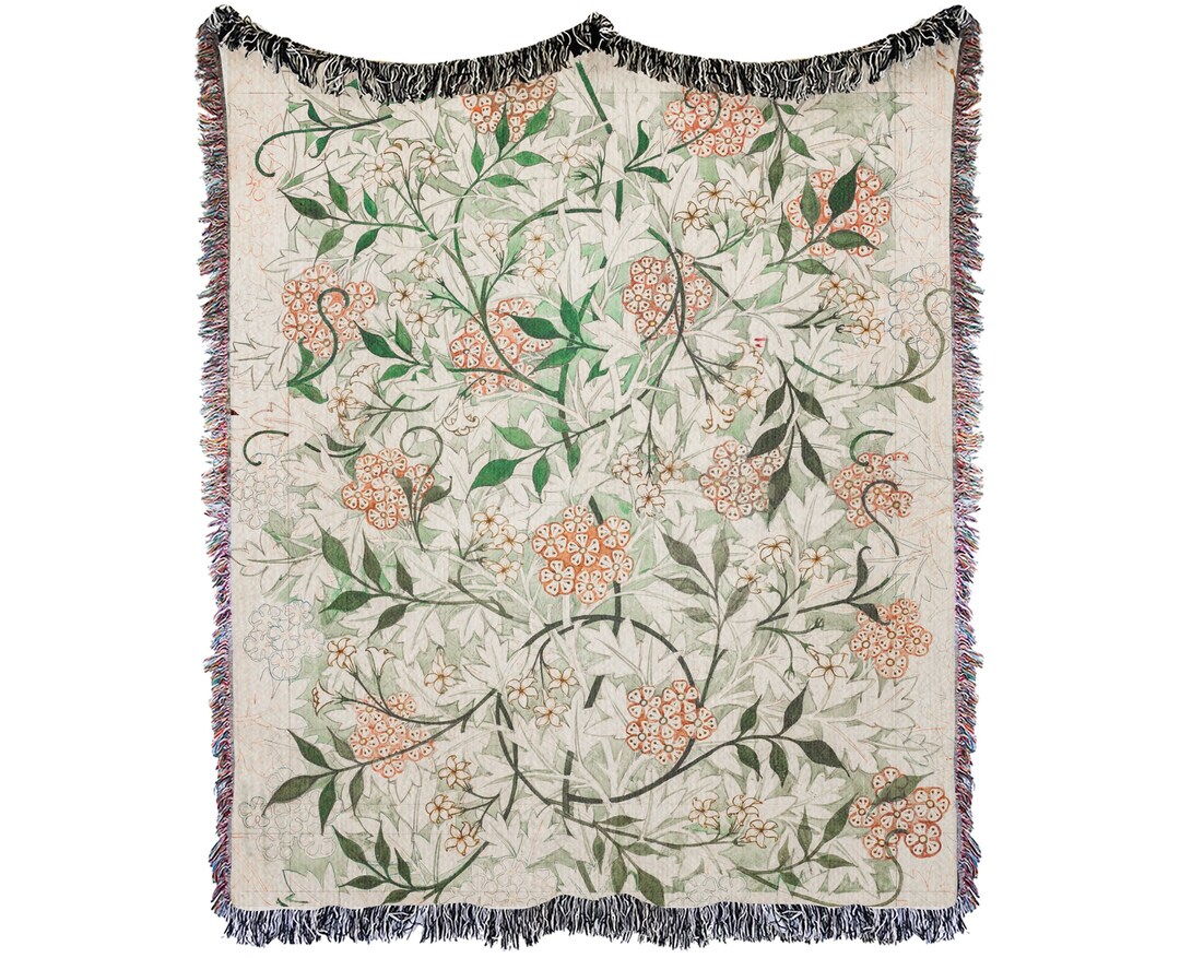 William Morris Home Decor William Morris Tapestry Blanket Etsy