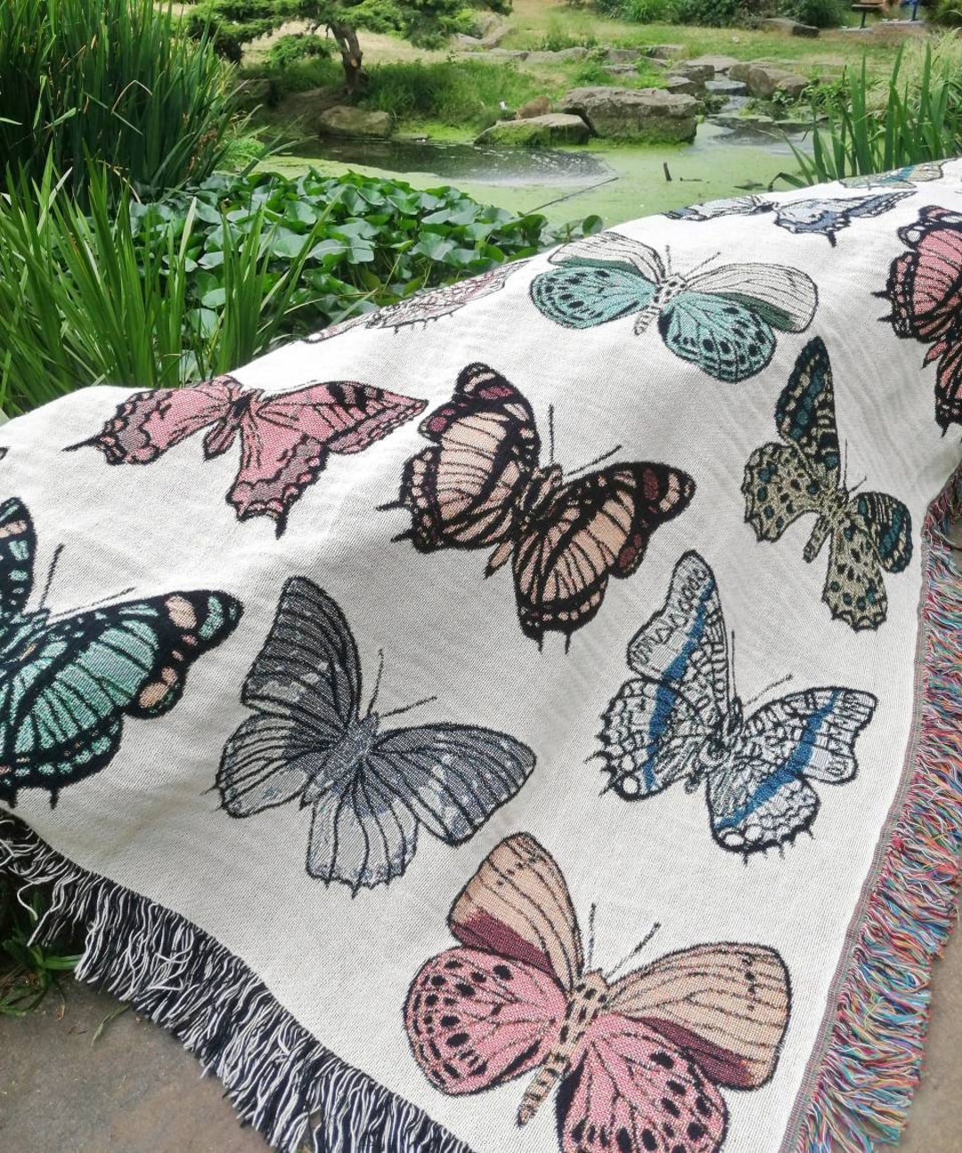 Butterfly Throw Blanket, Butterflies Blanket, Butterflies Throw, Insect
