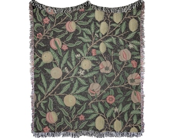 Romã William Morris Fruit Tapeçaria Lance Cobertor Presente Para Casa Capa de Cama Decorativa Sofá Cobertor Cochilo Presente Natal