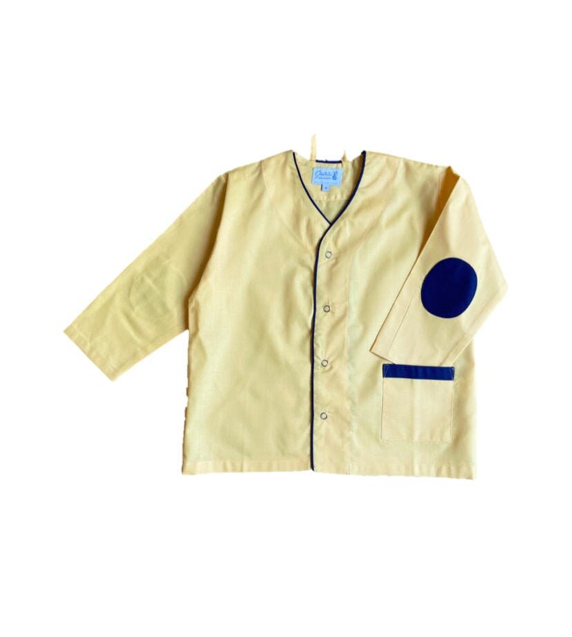 Tablier Blouse École Charles Jaune