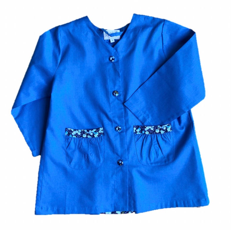 Blueberry Blue Victory school apron blouse Blueberry Blue Victory school apron blouse